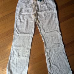 Brand new ROXY drawstring XL linen pants. Tags still on.