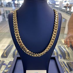 Chain Cubanlink 14k 14 Mm Wide X 24 Inch 