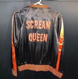 Scream Queen Blackcraft Cult Satin Bomber Jacket Unique Vintage XL NWT