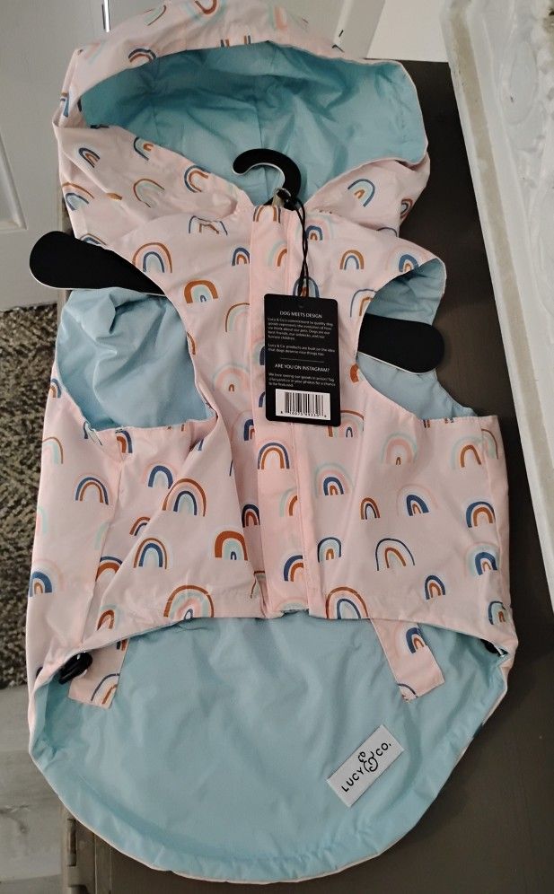 Love Your Dog?? Lucy And Co. Raincoat New With Tags