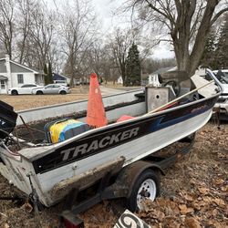 Bass Tracker Boat And Trailer 