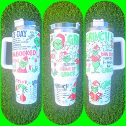 Christmas Grinch 40oz Tumbler