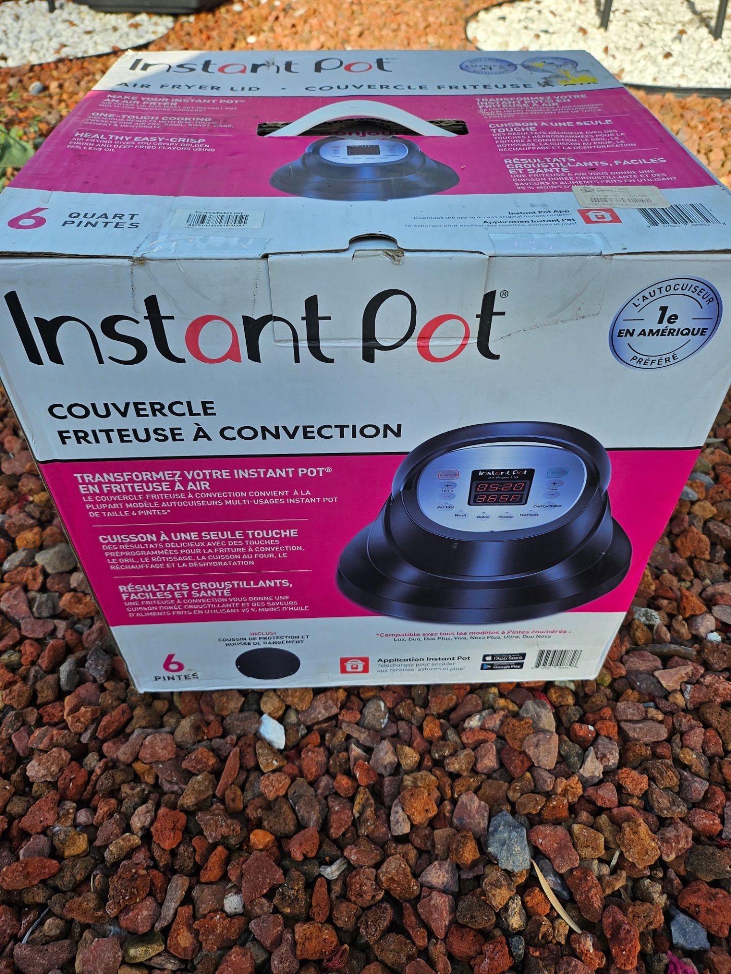 Air fryer lid