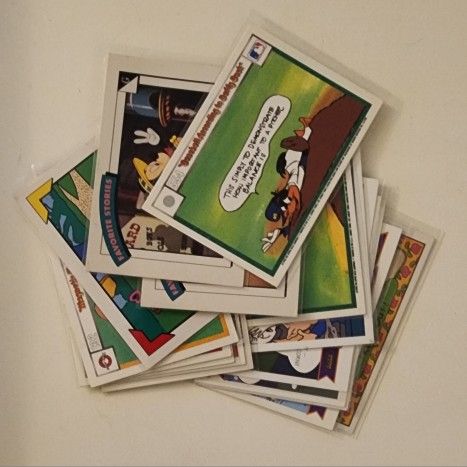 Disney and Looney Tunes Upper Deck Baseball Card Bundle 16 Cards
