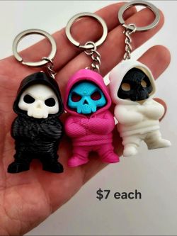 Street Skull Keychain 