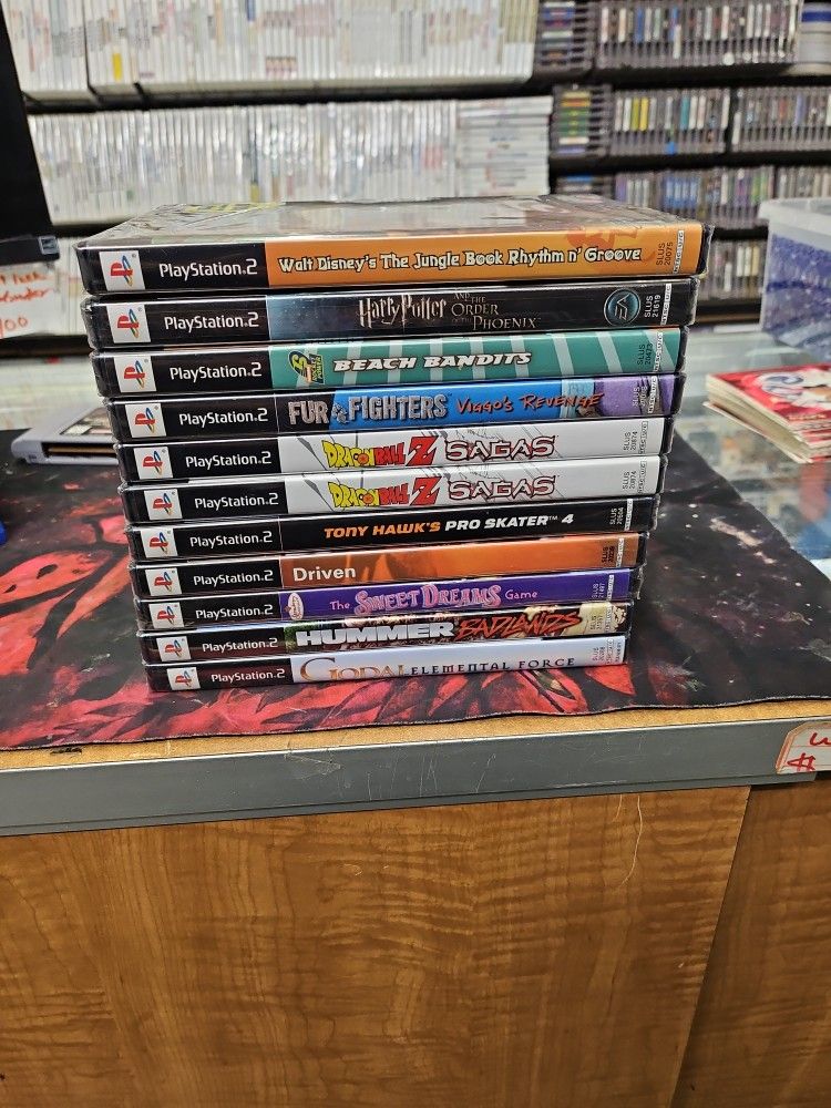 Brand New Ps2 Games Never Open  All Individual Price 