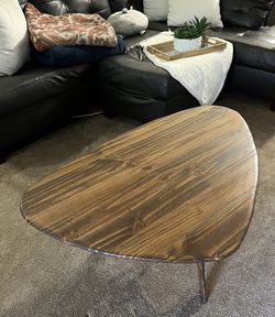Mid Century Style Coffee Table Solid Wood