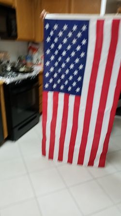 Large U.S.A flag