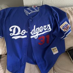 MLB Mike piazza Los Angeles Dodgers Jersey XXL