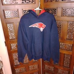 L New England Patriots Long Sleeve Hoodie 