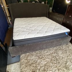 King Bed Frame And Mattress