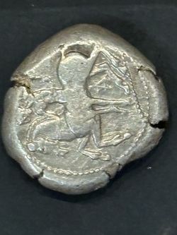 Ancient Greek Silver Coin Horseman / Goat Type Silver Ancient Collectible
