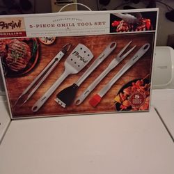Panii Baraque 5 Piece Grill Tool Set. NEW IN BOX