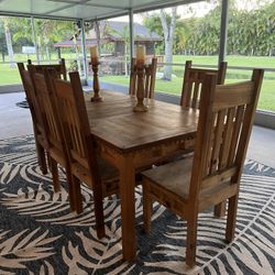 Wood Dining Room Set