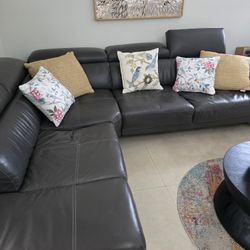 Leather Sectional Sofa
