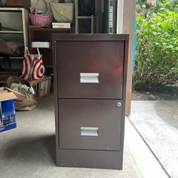 cabinet - 2 drawer metal 