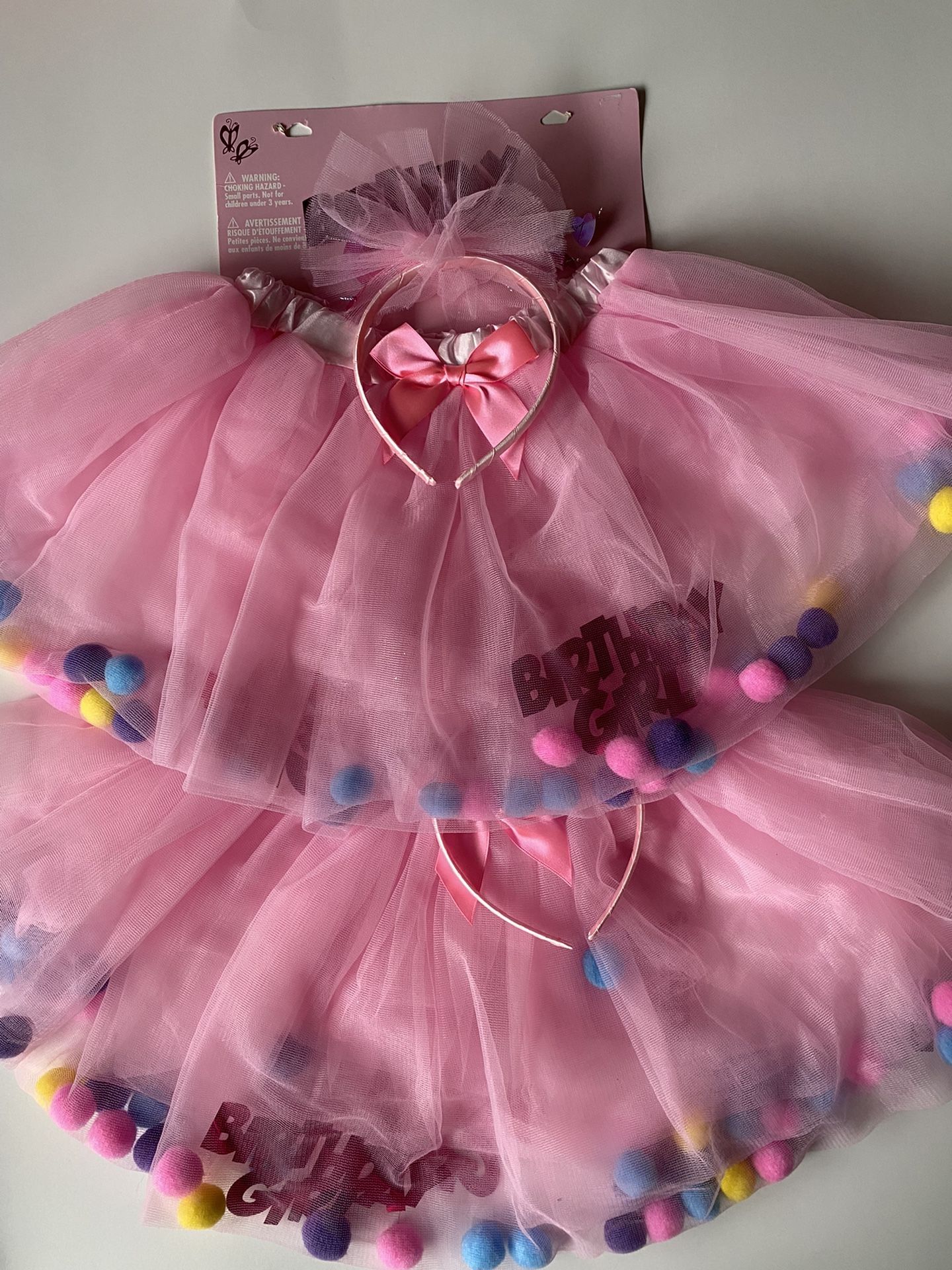 Bday tutus With Headband