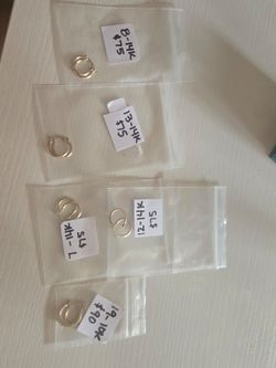 14k /10k earrings