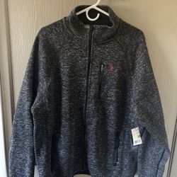 Polo Fleece Sweater
