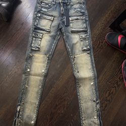 Rockstar Flare Stacked Denim Jeans