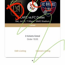 LAFC vs FC DALLAS TICKETS