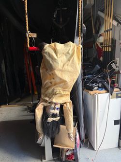 Very rare Hanging Upside-Down Creepy Doll Animatronic