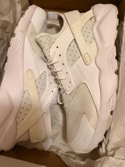 Nike Air Huarache All White Sneakers