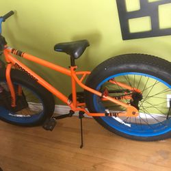 Blue and orange mongoose bike hotsell