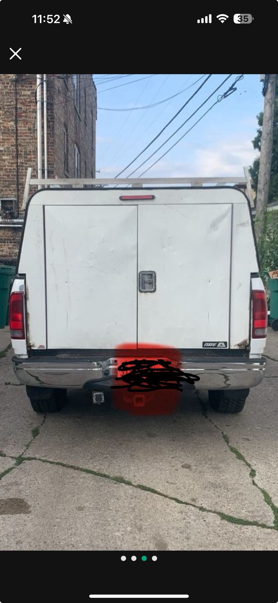 I am selling this camper for a RAM six and a half.