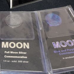 Commemorative Moon coins