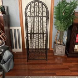 Iron Wine Rack 