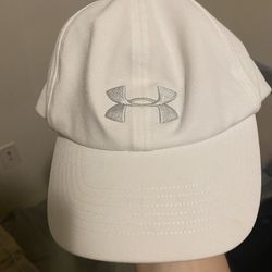 White Womens Under Armour Hat