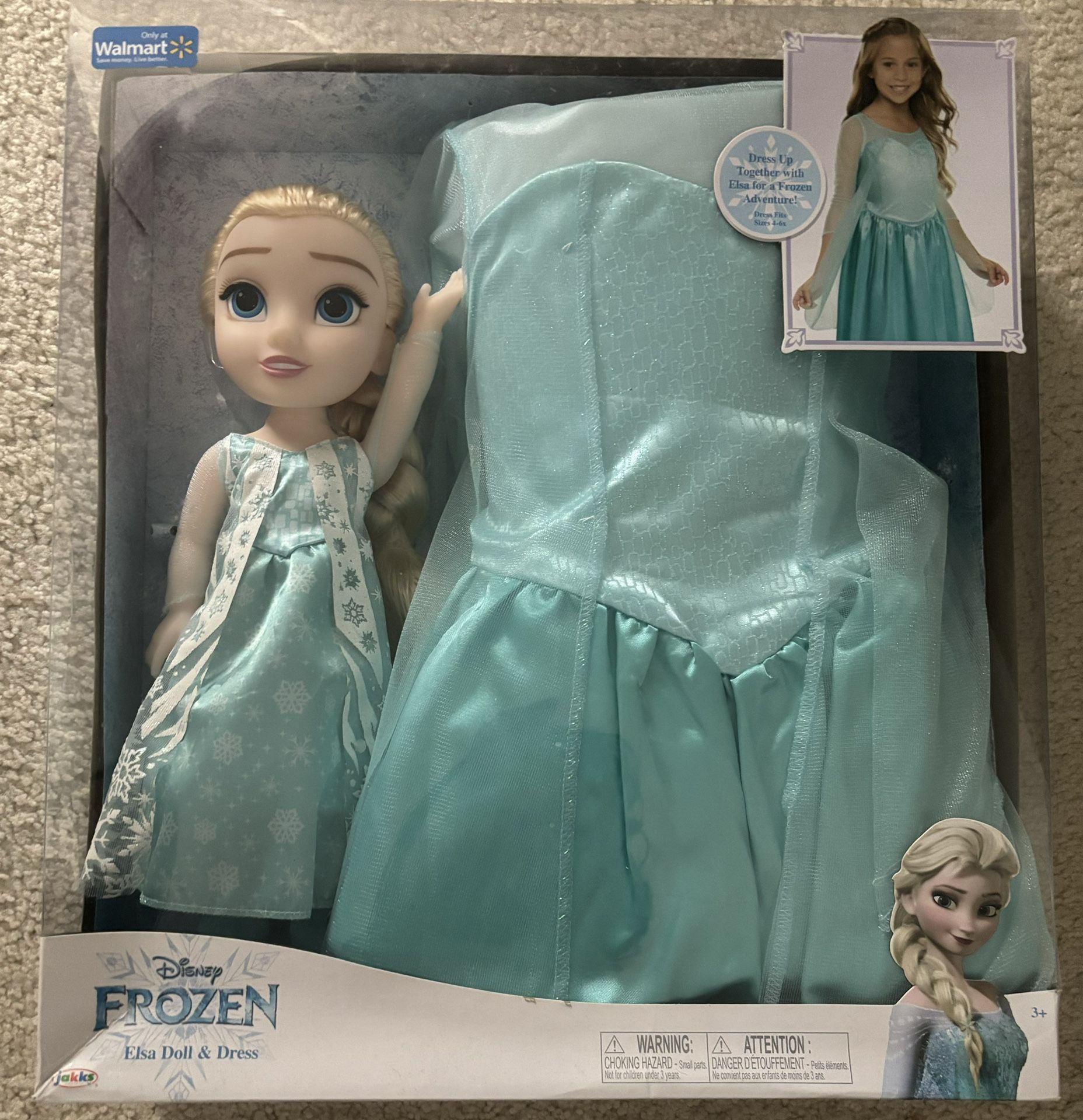 Frozen Elsa Doll And Dress 