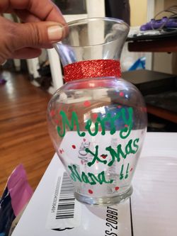 Handmade X-Mas Vase