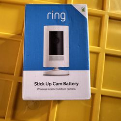 Ring Wireless White stick up Security Video Camera New