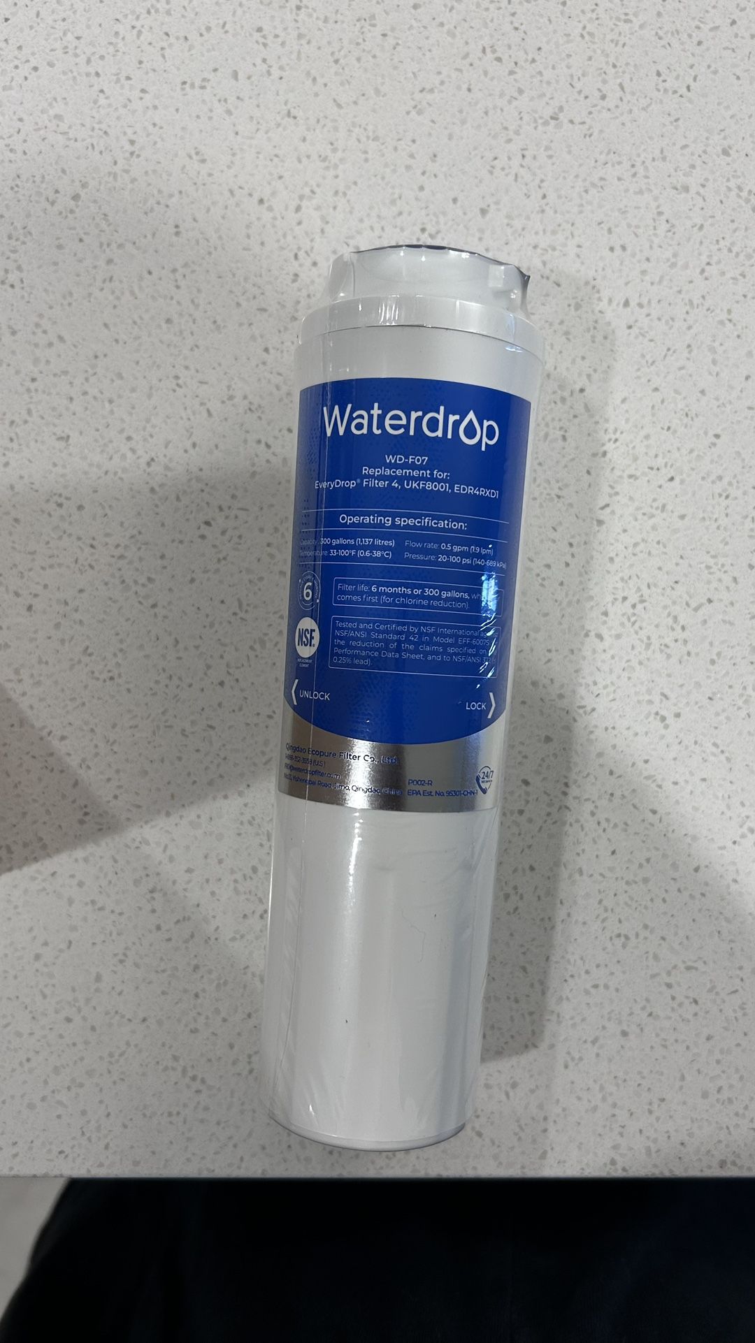 Fridge Filters - Lead-Free Material, Food-Grade Material, Advanced Activated Coconut Carbon Block