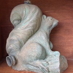 Vintage Rainbird Squirrel Statue Lawn Garden Water Sprinkler Decor