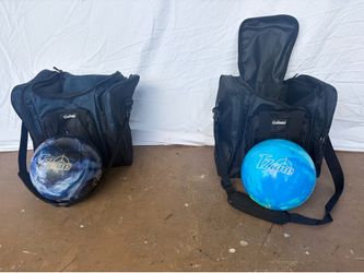 Bowling Balls (10lbs and 16lbs) with Bags