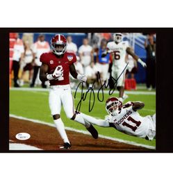 Jerry Jeudy Signed Alabama Crimson Tide 8x10 Photo (JSA COA)