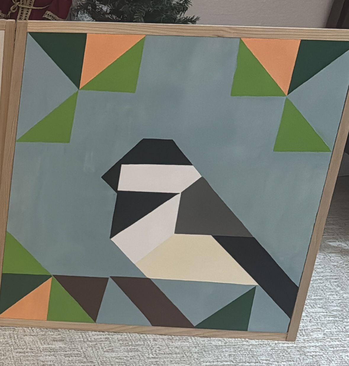24x24Hand Painted Barn & Garden art! SALE🤶❤️