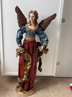 Vintage 24” Paper Mache angel