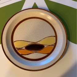 Vintage Large Stoneware Plate