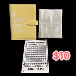 100 Envelopes Savings Challenge Binders - EDINBURG 