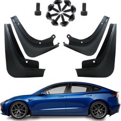 Tesla Model 3 Car Mud Flaps (4 Pcs) - Splash Guards for All Weather *BRAND NEW*