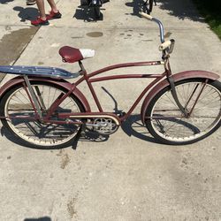 26 Inch Vintage Tru-Test Beach Cruiser Bicycle