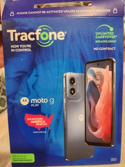 New Tracfone Moto G Play