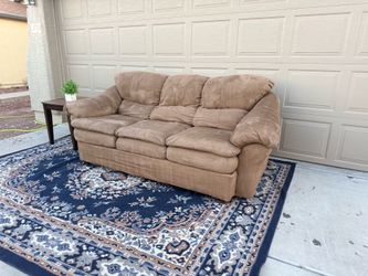 Cozy & Clean Brown Couch (Delivery Available)