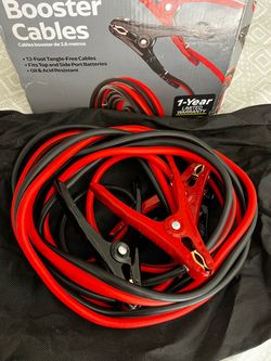 12-Foot Booster Cables with Carry Bag