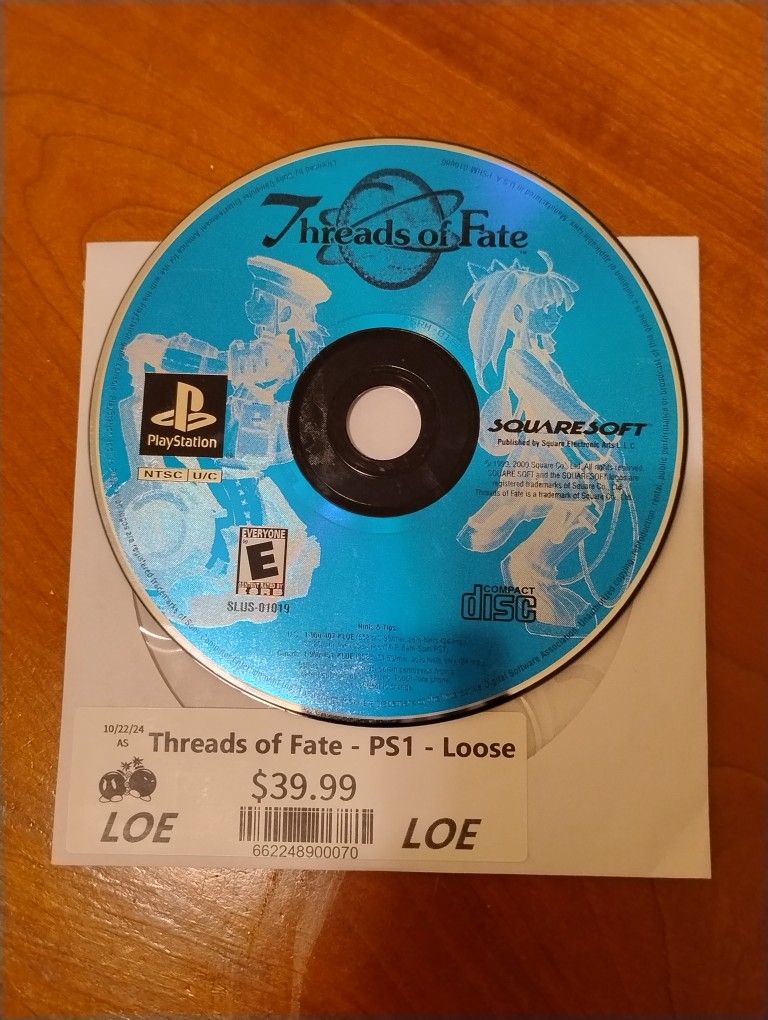 Threads Of Fate - PlayStation