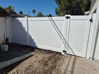 Vinyl Fence